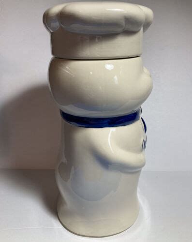 Pillsbury Doughboy Ceramic Advertising Collectible Cookie Jar Vintage 1973 Ebay