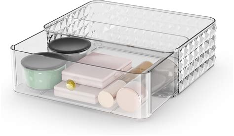 Amazon Rosoenvi Makeup Organizer For Vanity Stackable Cosmetics