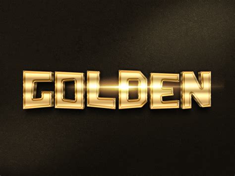 3D Gold Text Effects Add Ons GraphicRiver