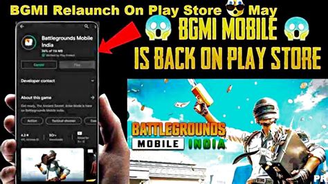 Finally Show On Play Store Update Available BGMI Come Back BGMI