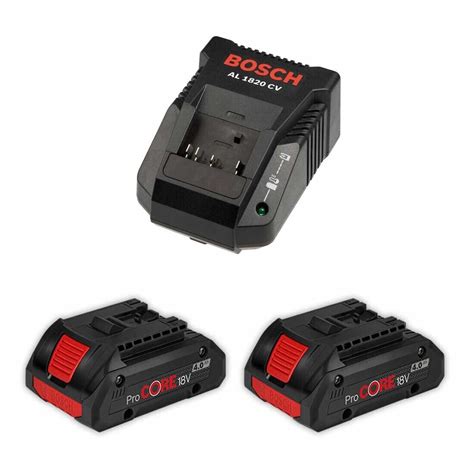 Bosch Power Set 2 X 18V 4 0 Ah ProCORE AL1820CV Desde 164 00