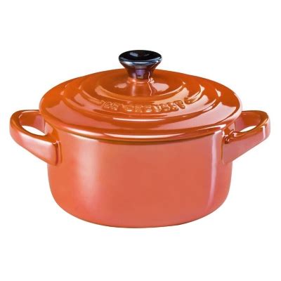 LE CREUSET Olla Mini Cocotte Redonda 10Cm Volcánico falabella