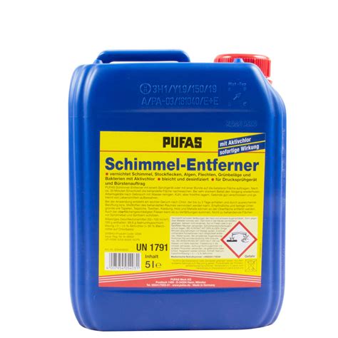 Pufas Schimmel Entferner L Schimmelentferner Mit Aktivchlor Schimmelex