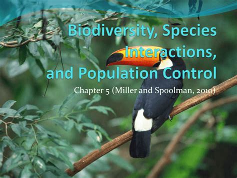 Biodiversity Species Interactions And Population Control