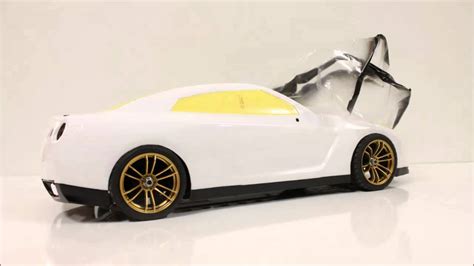 Eac Rc Body Build Nissan Gt R R35 Nismo Look Youtube