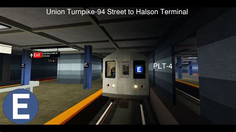 ROBLOX PTA Subway Operating A PLT 4 E Train Via 5th Av Express