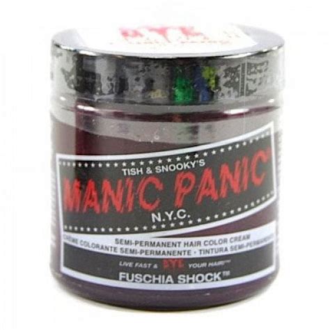 Manic Panic Fuschia Shock Cream Formula Semi Permanent Hair Color 4 Oz