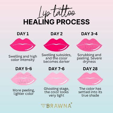 Lip Tattoo Healing Process in 2024 | Healing tattoo, Tattoo healing process, Lip tattoos