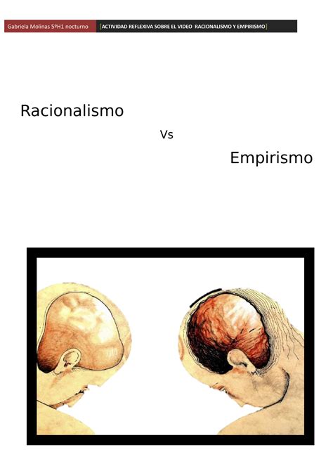 Racionalismo Vs Empirismo Que Son Y Sus Características Racionalismo