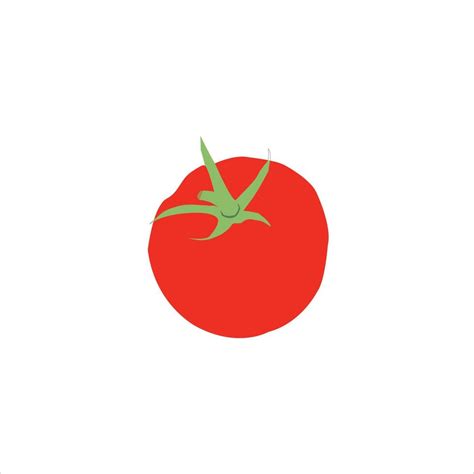 A Beautiful Red Tomato Vector Art Work Vector Art At Vecteezy