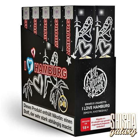 Vape I Love Hamburg E Shisha Er Packung Im Sonderangebot