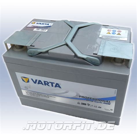 Varta Professional DC AGM LAD60 12V 60 Ah Batterie Batterien AGM GEL