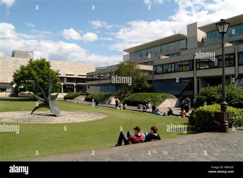 Trinity College Dublin Modern Area Ireland Stock Photo Alamy