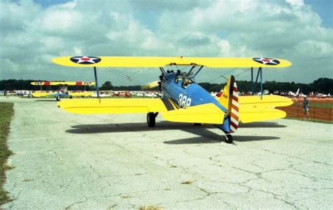 Florida Memory • View Showing Wwi Era Stearman Bi Planes Painted In