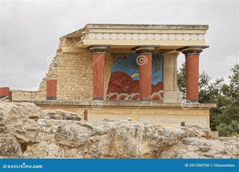 Labyrinth In Knossos Palace Royalty Free Stock Photography