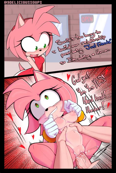 Rule 34 Absurd Res Accessory Amy Rose Anthro Anthro Penetrated Big Eyes Blush Bodily Fluids