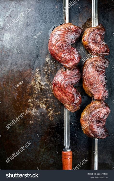 Barbecue Dry Aged Wagyu Brazilian Picanha Stock Photo