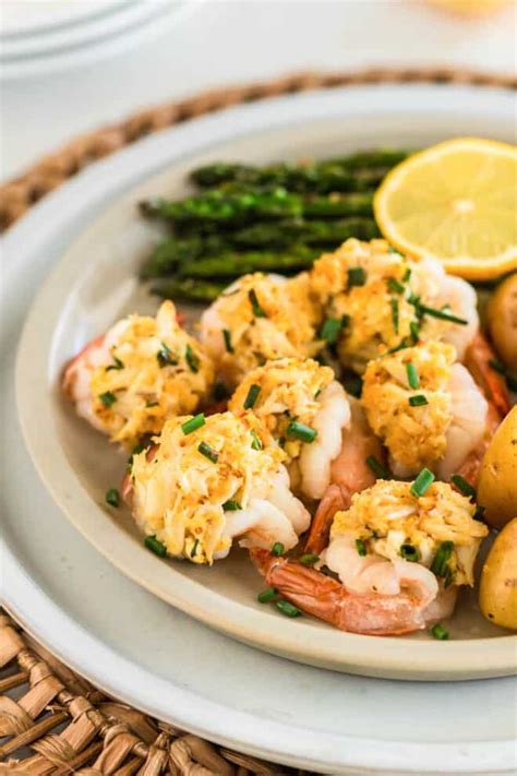 Baked Stuffed Shrimp With Crab Foxes Love Lemons