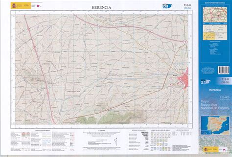 Herencia Mapa Topográfico Nacional 1 25 000 2018