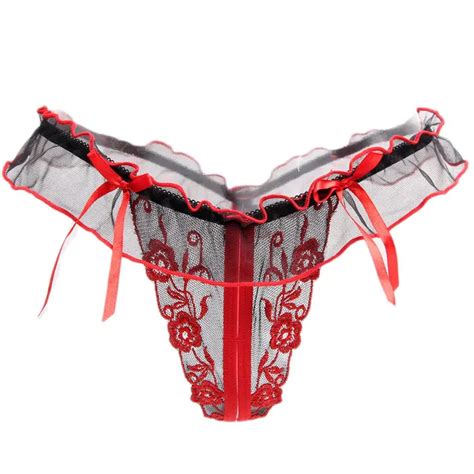 2017 New Sexy Ladies Womens Open Crotch Thongs G String Woman Femme T Back Panties Lingerie