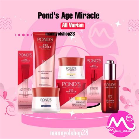 Jual Ponds Age Miracle Ultimate Youthful Glow Day Night Cream Gr