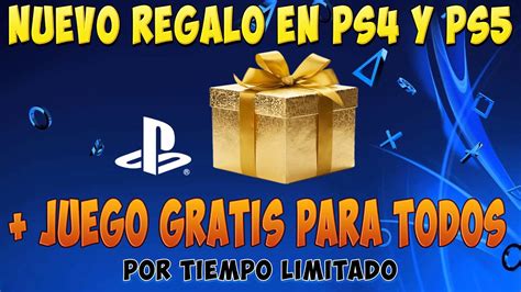 CORRE YA GRATIS Nuevo Regalo En PS4 PS5 Y Nuevo Juego GRATIS Por