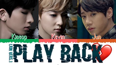 U KISS 유키스 ユーキス Play Back Jun vers Color Coded Lyrics Kan Rom