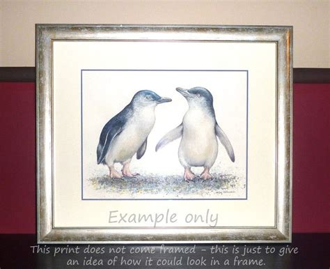 Fairy Penguins Art Print Australian Art Penguin Nursery Etsy