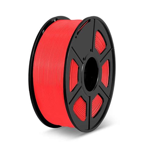 Filamento D Pla Mm Sunlu Kg Color Rojo Electronilab