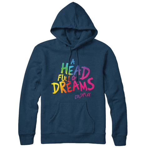 Coldplay Official Store A Head Full Of Dreams Blue Hoody Coldplay