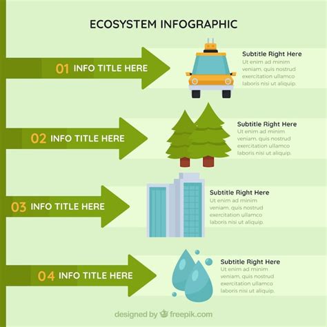 Free Vector Ecosystem Infographic Concept