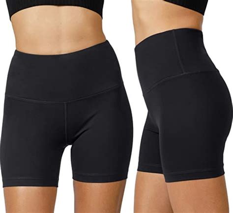 Yogalicious Lux High Waist Squat Proof Biker Short 2 Pack 5 7