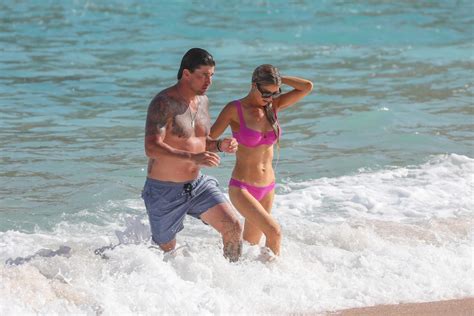 Christina Haack Looks Hot In A Pink Bikini On The Beach In Cabo 48