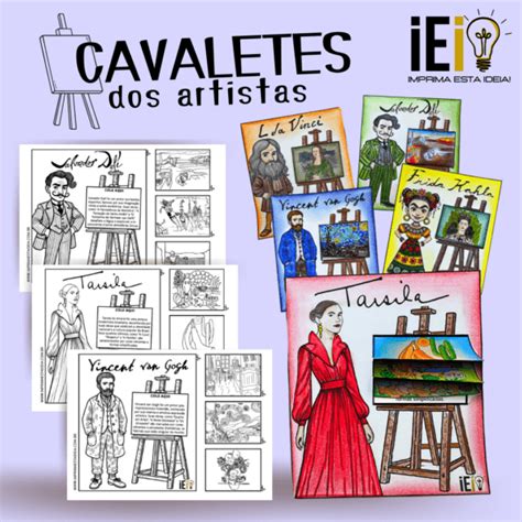 Cavaletes Dos Artistas Imprima Esta Ideia