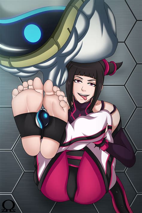 Juri Footjob By OmegaZero Hentai Foundry