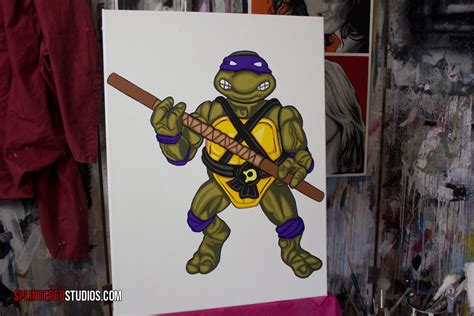 Ninja Turtle Pencil Drawing