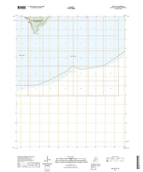 Adak B-3 SE Alaska US Topo Map – MyTopo Map Store