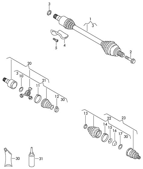 Volkswagen Passat Cc Cv Axle Assembly C As Jim Ellis