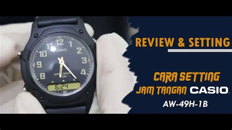 Cara Setting Jam Tangan Casio General Aw H B Aw H B