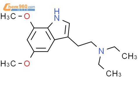 60331 62 6 1H Indole 3 ethanamine N N diethyl 5 7 dimethoxy 化学式结构式分子