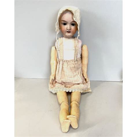 ANTICA BAMBOLA FURGA 500 Canneto VINTAGE DOLL OCCHI VETRO 58 Cm H ANNI