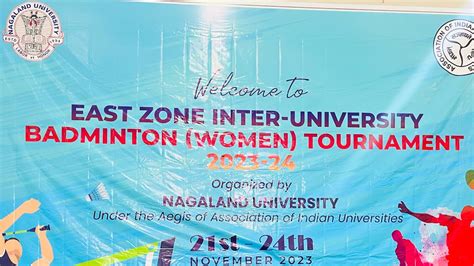 Nagaland University Zonal Womens Badminton Match Nagalanduniversity