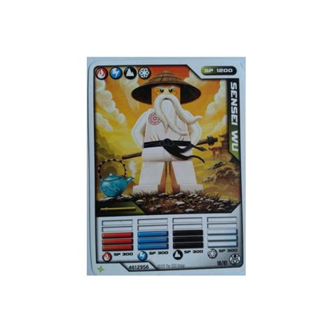 Lego Ninjago Masters Of Spinjitzu Deck Game Card Sensei Wu