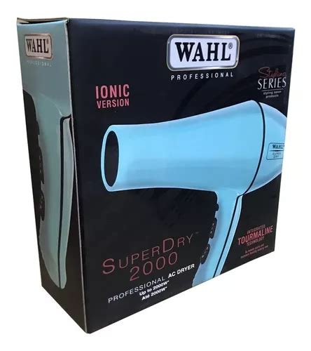 Secador De Pelo Profesional Wahl Superdry 2000 Turquesa