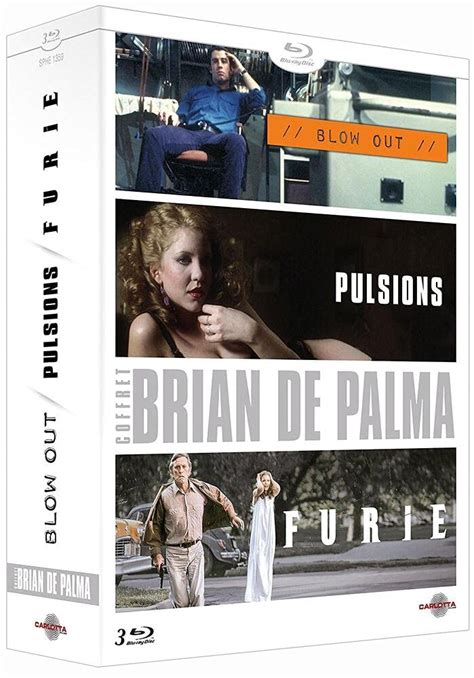 Coffret Brian De Palma Blow Out Pulsions Furie [blu Ray] Amazon