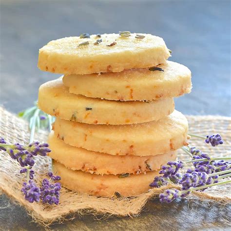 Lemon Lavender Shortbread Cookies - A Virtual Vegan