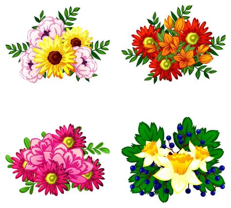 100000 Bouquet Vector Images Depositphotos