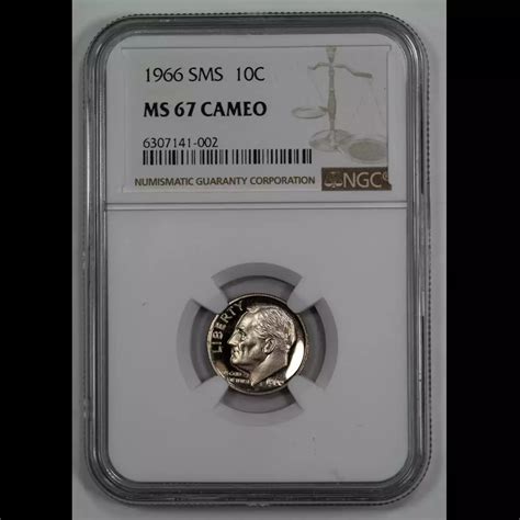 1966 PHILADELPHIA CAMEO NGC MS 67 Kearney Coin Center