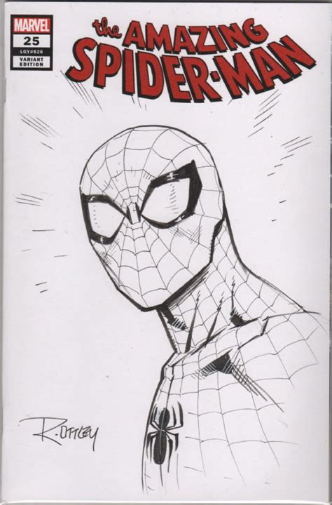 Spider Man Sketch By Ryan Ottley In Antonio Matteini S Spidey