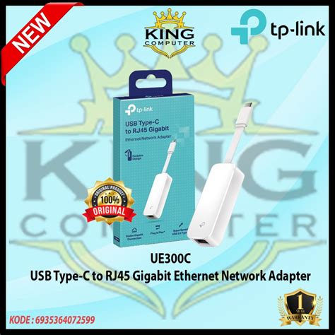 Jual Tp Link Ue300c Usb Type C To Rj45 Gigabit Ethernet Network Adapter Ue300c Type C To Lan